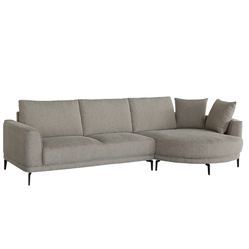 Beperkt Aanbod Prescot 2 5-AL + Chaise R - Sahara 400 espresso