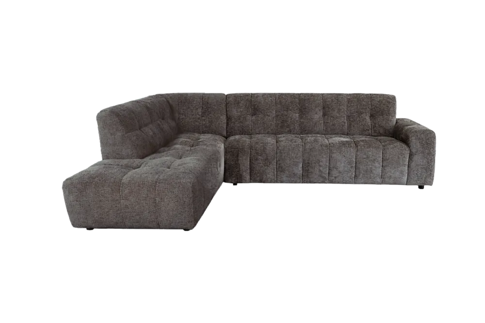 Hoge Kwaliteit Memphis 3-AR + Ottoman L - Haga 16 charcoal