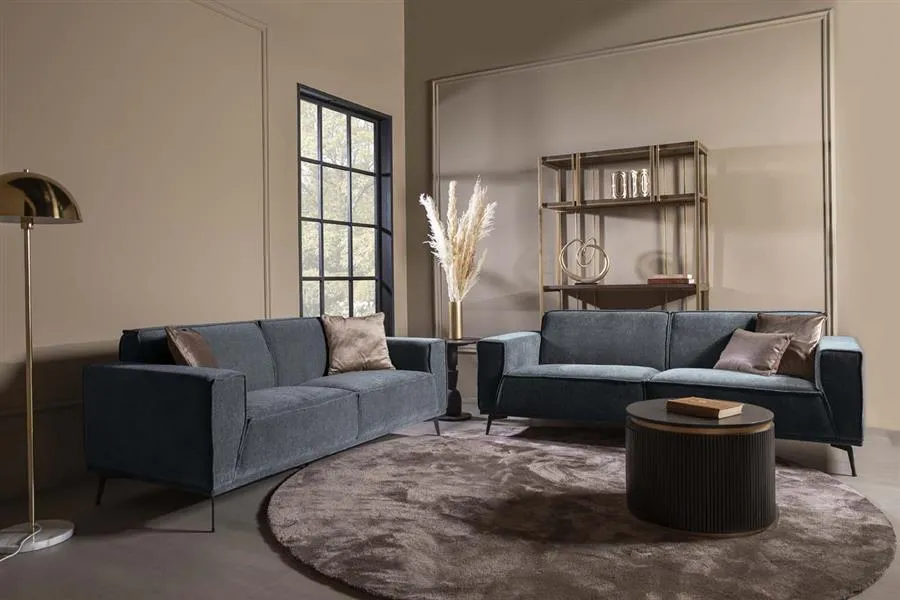 Weekendaanbieding Leeds 3 + 2 5-seater - City 464 Black Blue