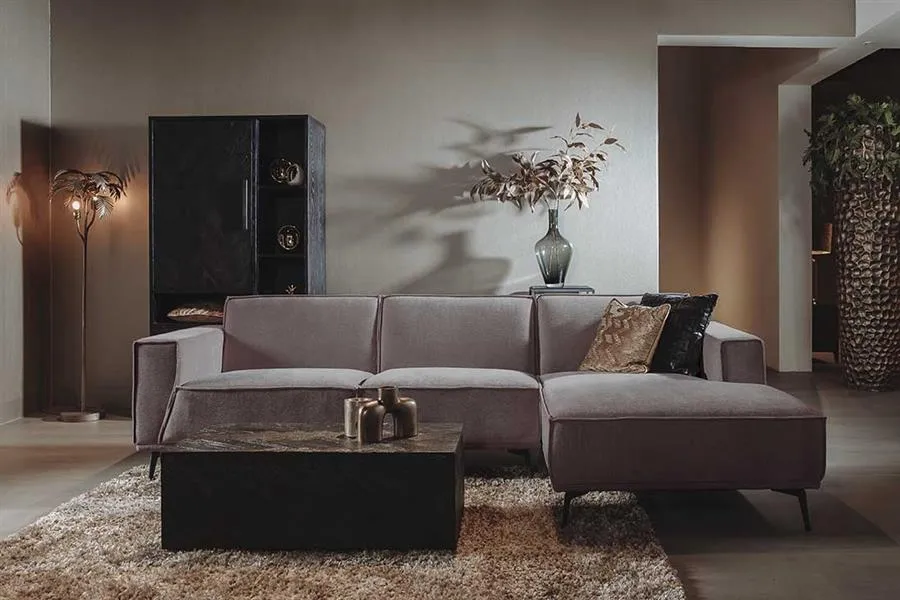 Leeds 2 5-AL + Chaise R - City 453 Moss Grey Beste Prijs