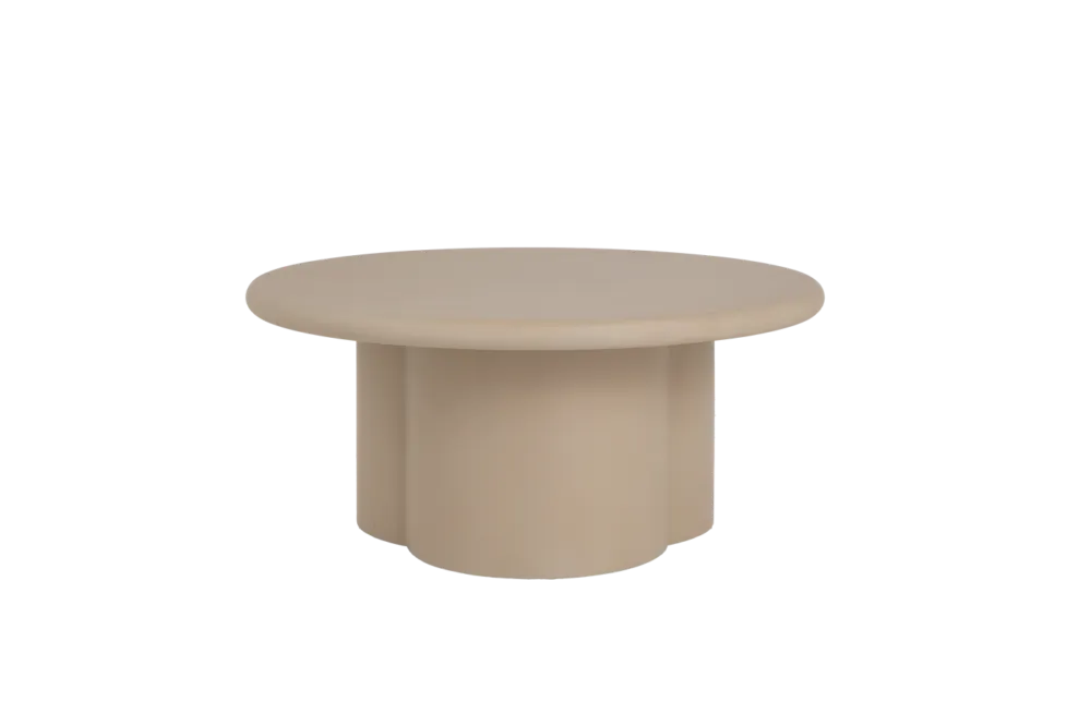 Melzo Salontafel rond beige 90 cm Gecertificeerd