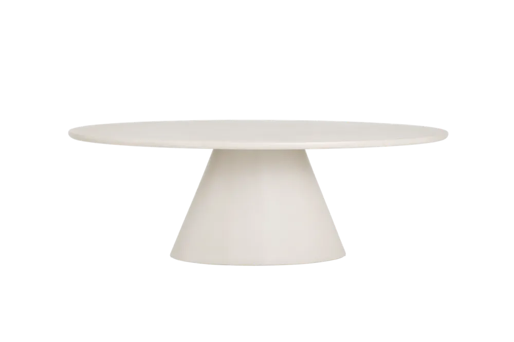 Mello Eetkamertafel ovaal wit 200 cm Koop Online