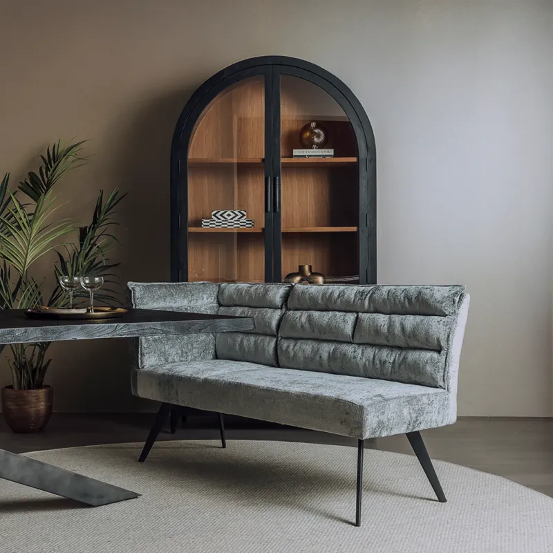 Shop Nu Rosora Hoekbankje rechts 100 cm - HZ6068-85 grey