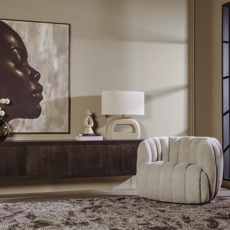 Veilige Betaling Verdi Fauteuil- Maloy 31 beige (draaibaar)