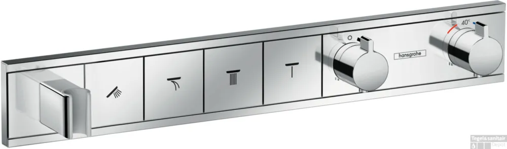 Koopje Hansgrohe RainSelect thermostaat afbouwdeel voor 4 functies, chroom