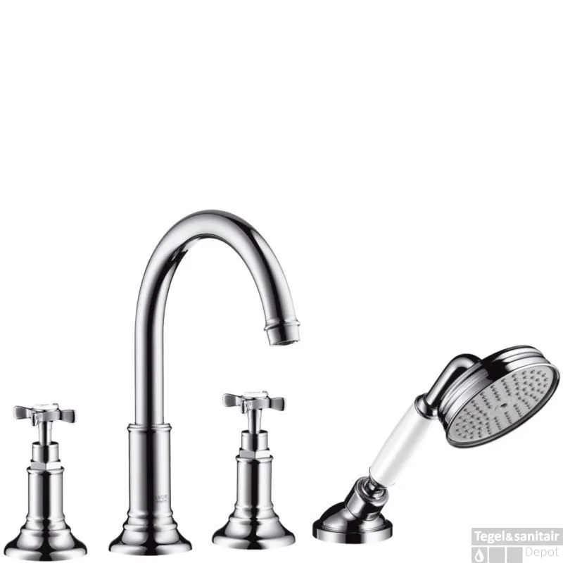 Axor Montreux 4-gats Tegelrandcombinatie Chroom Premium