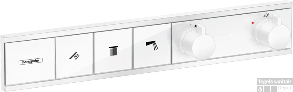Favoriet Hansgrohe RainSelect thermostaat inbouw voor 3 functies, mat wit
