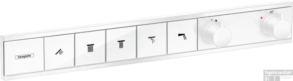 Seizoensaanbieding Hansgrohe RainSelect thermostaat inbouw voor 5 functies, mat wit