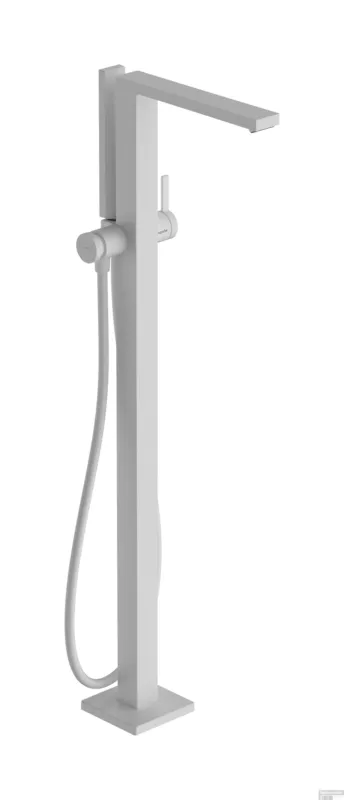 Hansgrohe Tecturis E ééngreeps badmengkraan vloergemonteerd, mat wit Rechtstreeks Van De Fabrikant