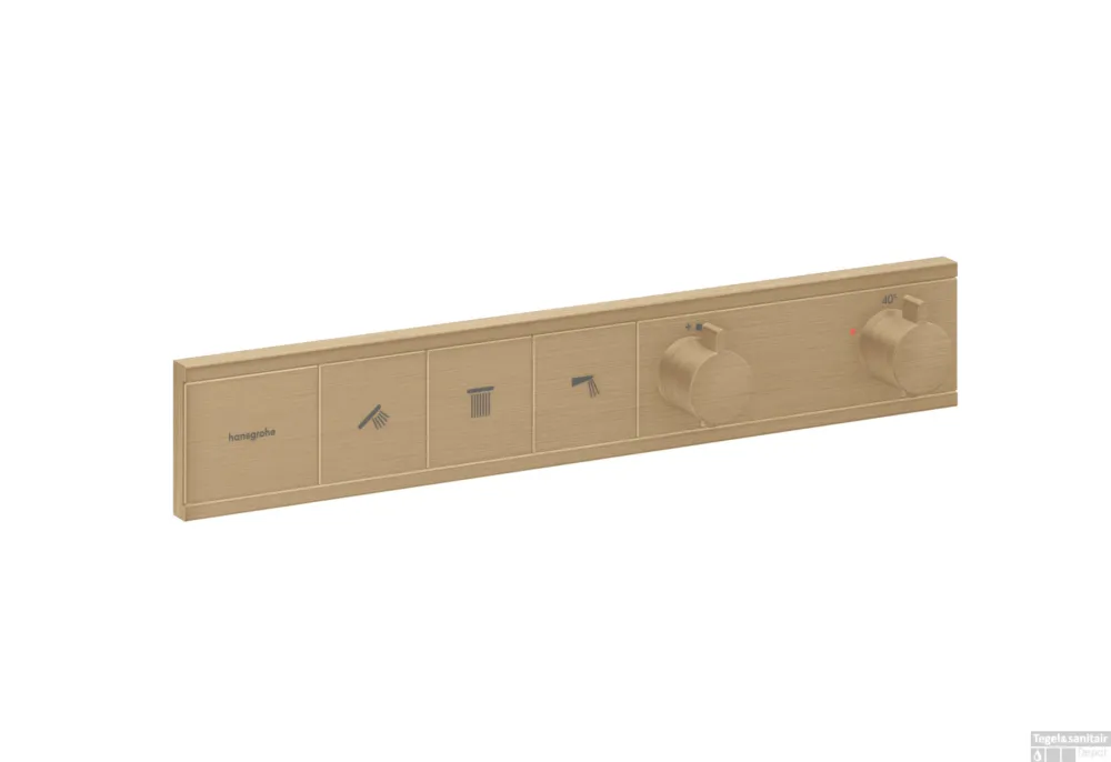 Beperkt Aanbod Hansgrohe RainSelect thermostaat inbouw voor 3 functies, Brushed Bronze