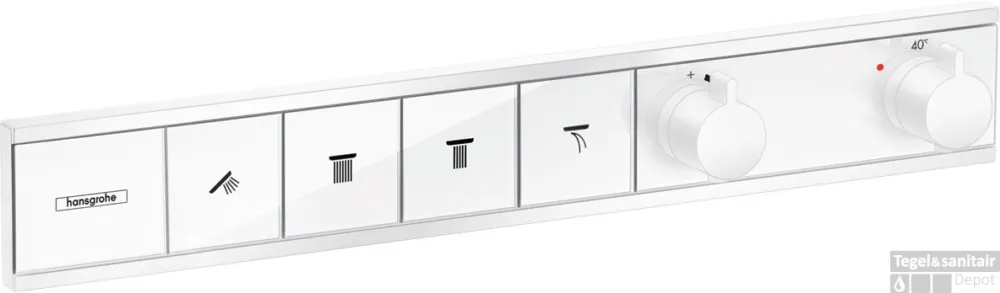 Weekendaanbieding Hansgrohe RainSelect thermostaat inbouw voor 4 functies, mat wit