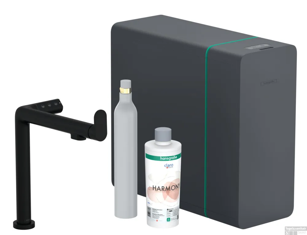 Hansgrohe Aqittura M91 SodaSystem 240, 1jet, starter set, mat zwart Populair