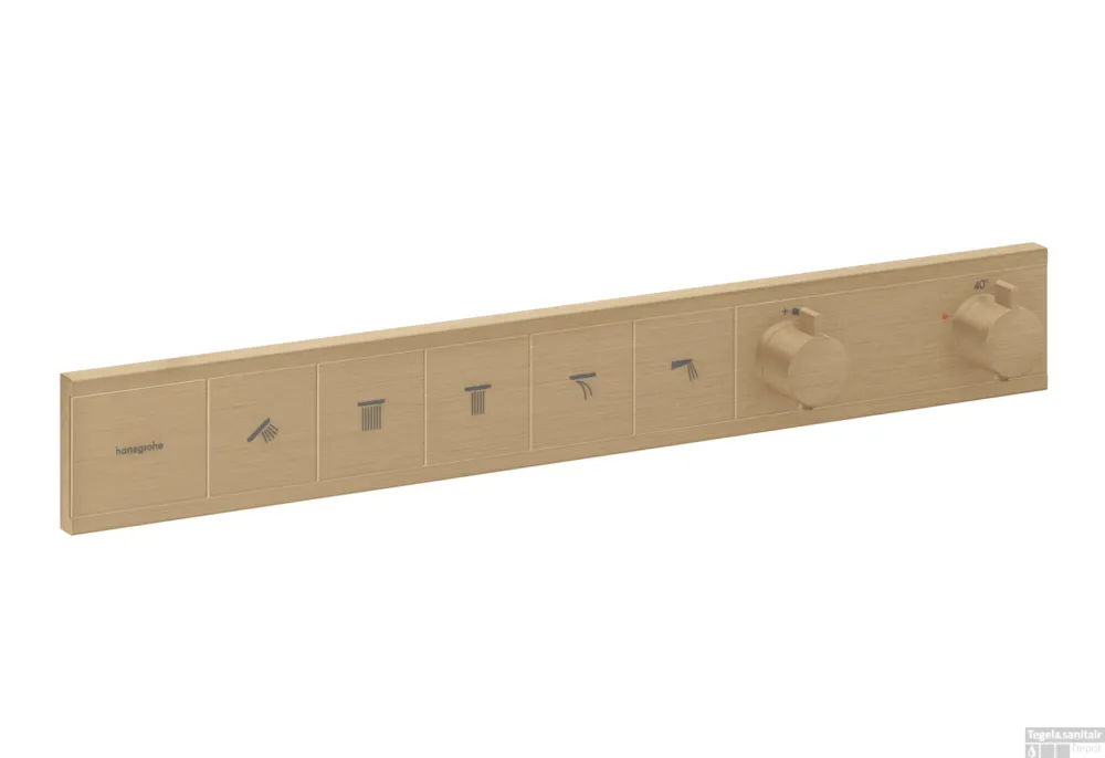 Hansgrohe RainSelect thermostaat inbouw voor 5 functies, Brushed Bronze Lage Kosten