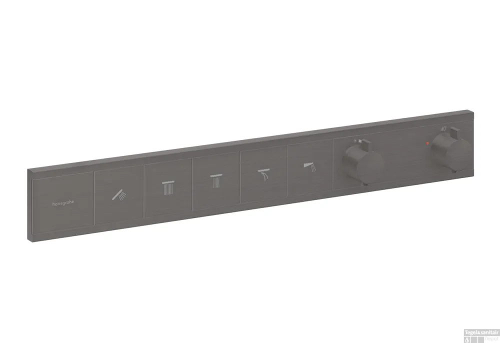 Bestseller Hansgrohe RainSelect thermostaat inbouw voor 5 functies, Brushed Black Chrome