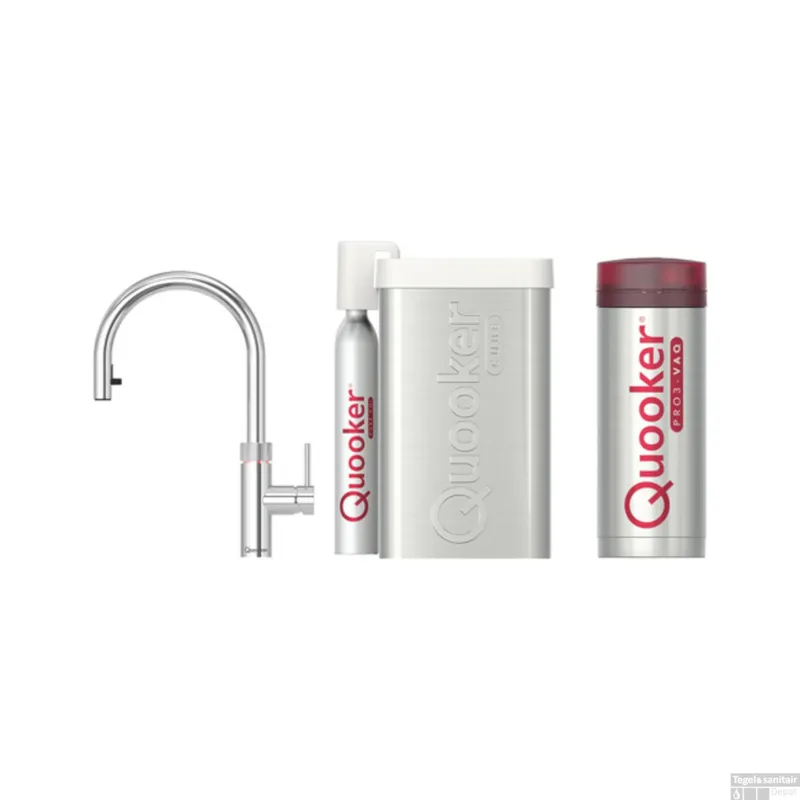 Quooker Cube Flex RVS met Pro3-VAQ Boiler Fabrieksprijs