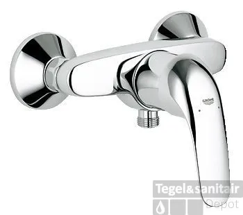 Op = Op GROHE Euroeco Douchekraan 15 Cm. Chroom
