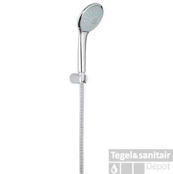 Gecertificeerd GROHE Euphoria Badset Mono Met Slang 125 Cm. Chroom