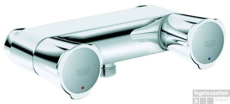 GROHE Costa-l Douchekraan Zonder Koppelingen-omstel 12 Cm. Chroom Flitsaanbieding