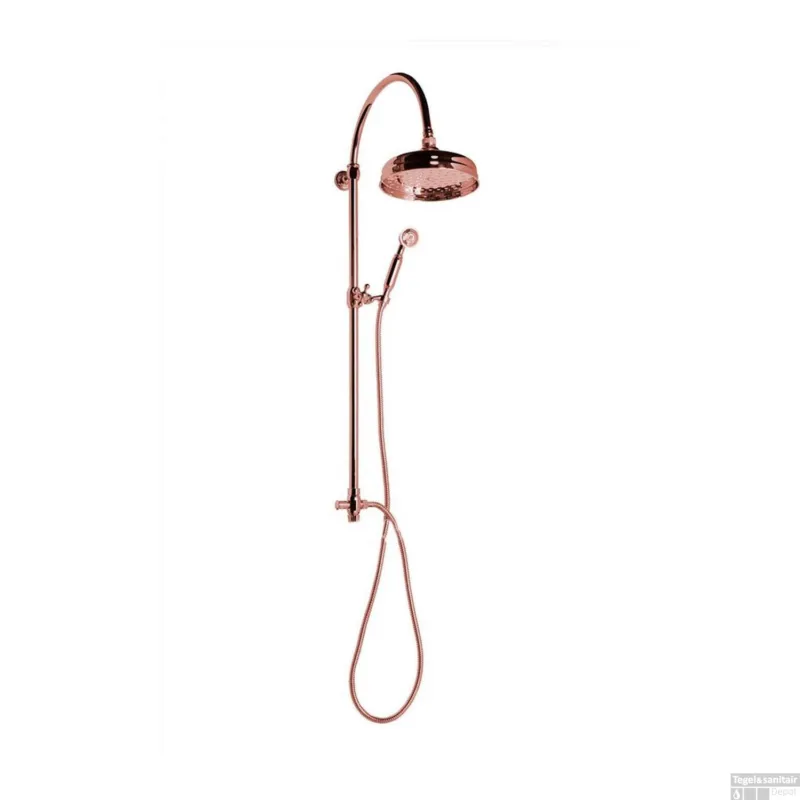 Regendouche Opbouwset Sapho Antea Retro Rose Goud (excl. douchekraan) Speciale Aanbieding