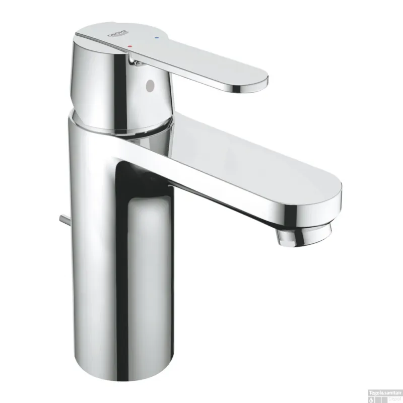 Wastafelkraan GROHE Get Medium 1-Gats Met Waste Chroom Weekendaanbieding