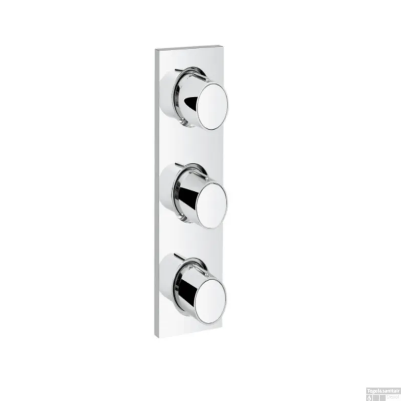 Populair OUTLET Inbouw Badrandkraan Chroom Inclusief Handdouche Doucheslang A0048974
