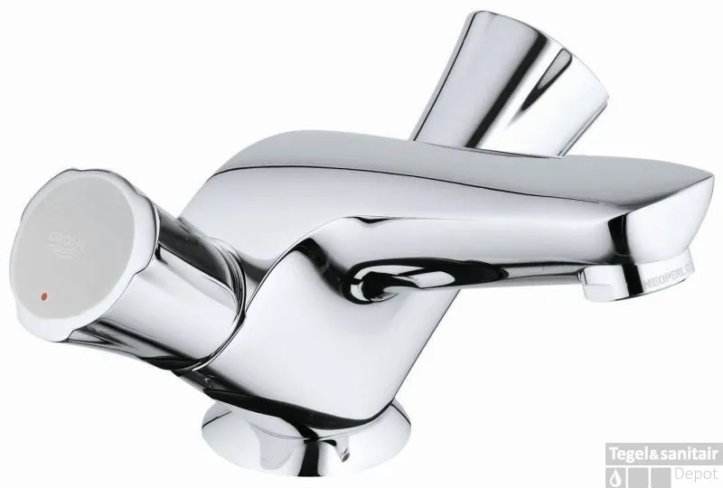 Hete Deal GROHE Costa-l Wastafelkraan Met Waste En Gegoten Uitloop Chroom