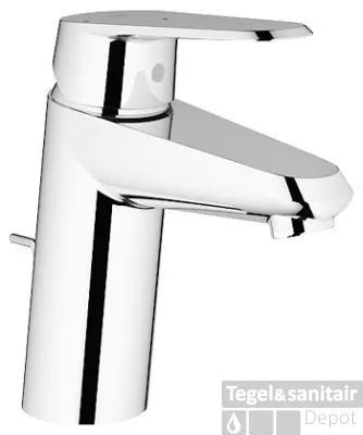 GROHE Eurodisc Cosmopolitan Wastafelkraan Met Waste Chroom Betrouwbaar