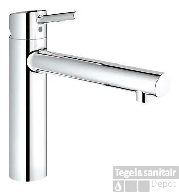 GROHE Concetto Keukenkraan Met Medium Uitloop Chroom Nieuw