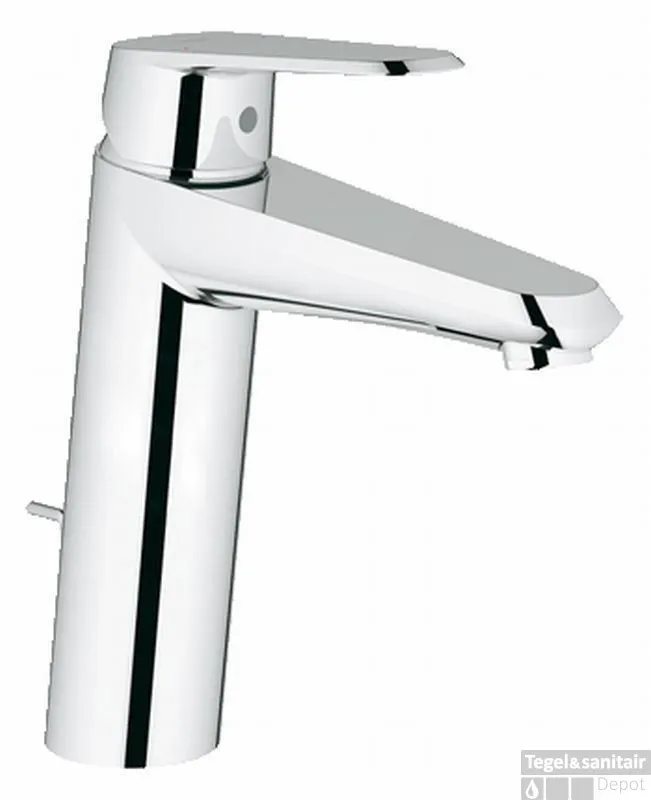 Tijdelijk Beschikbaar GROHE Eurodisc Cosmopolitan Wastafelkraan Medium Met Trekwaste Chroom
