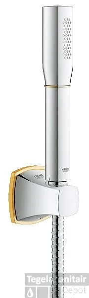 GROHE Grandera Badset Met Slang 150 Cm. Chroom-goud Rechtstreeks Van De Fabrikant