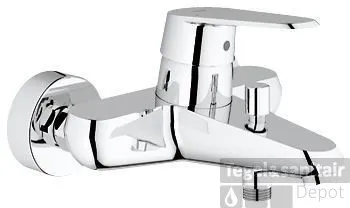 Korting GROHE Eurodisc Cosmopolitan Badkraan 15 Cm. Met Omstel Chroom