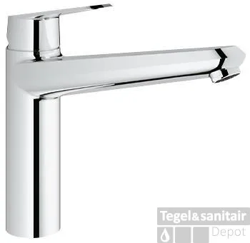 GROHE Eurodisc Cosmopolitan Keukenkraan Laag Chroom Op = Op