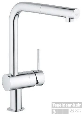 GROHE Minta Keukenkraan L-uitloop Chroom Must-Have