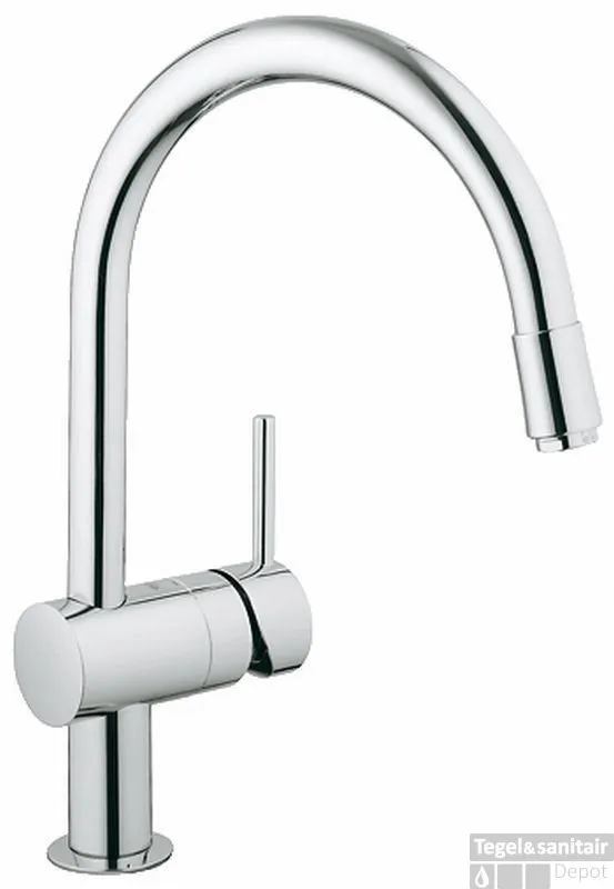Rechtstreeks Van De Fabrikant GROHE Minta Keukenkraan Met Mousseur Chroom