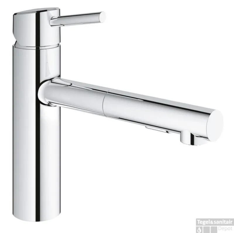 GROHE Concetto Keukenkraan Met Uittrekbare Handdouche Dualspray Chroom Aanbieding
