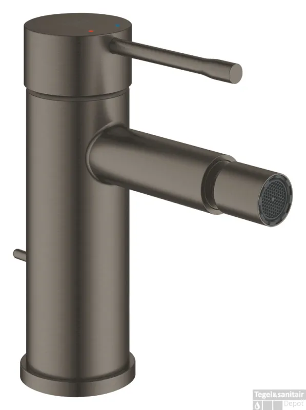 Bidetmengkraan GROHE Essence New S-Size M/Waste Hard Graphite Geborsteld Dagaanbieding
