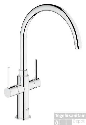 GROHE Ambi Keukenkraan Hoog Model 382 Mm. Chroom Finale Uitverkoop