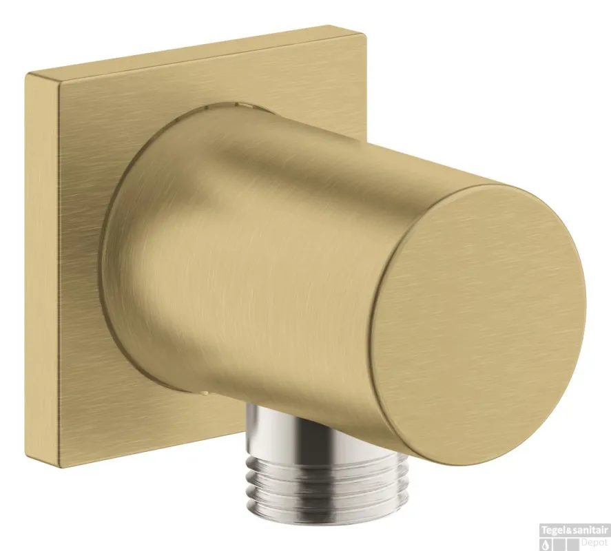 Direct Beschikbaar Aansluitbocht GROHE Rainshower Vierkant, Cool Sunrise Geborsteld