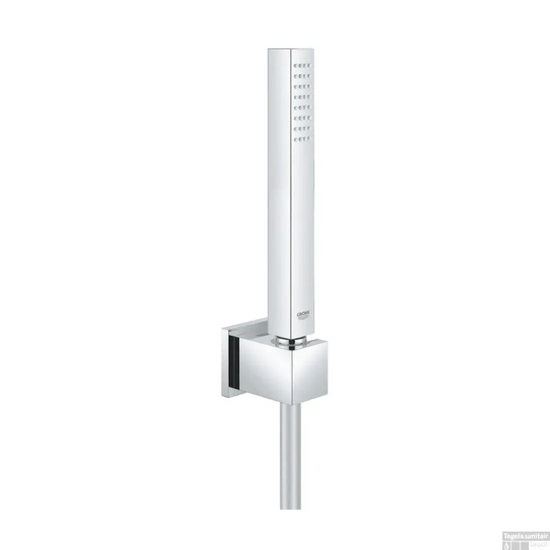 Beste Prijs GROHE Euphoria Cube Badset Met Slang 125cm en Wandhouder Chroom