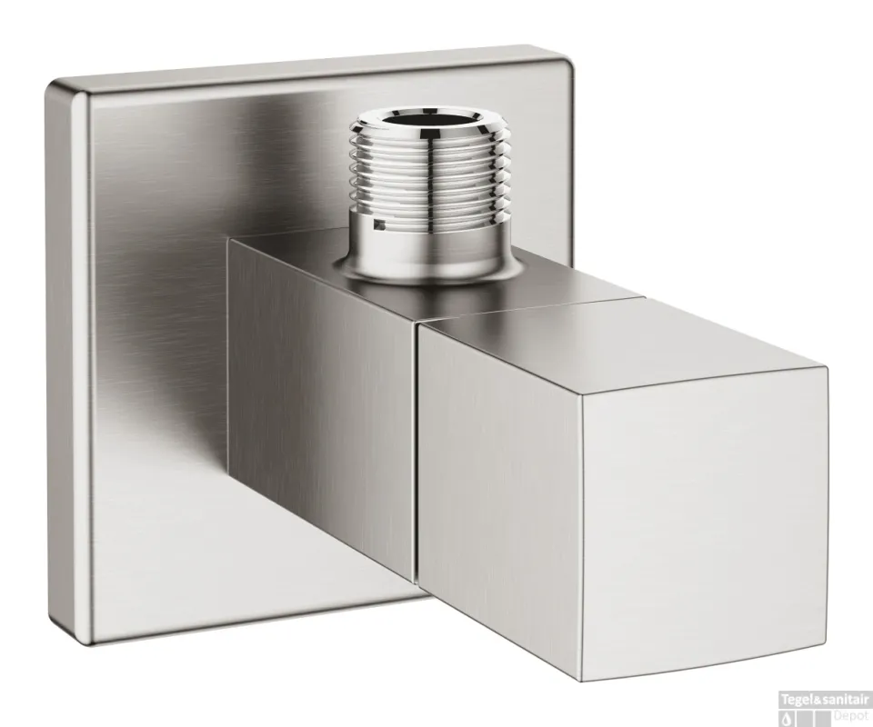Hoekstopkraan GROHE Eurocube Supersteel Dagaanbieding