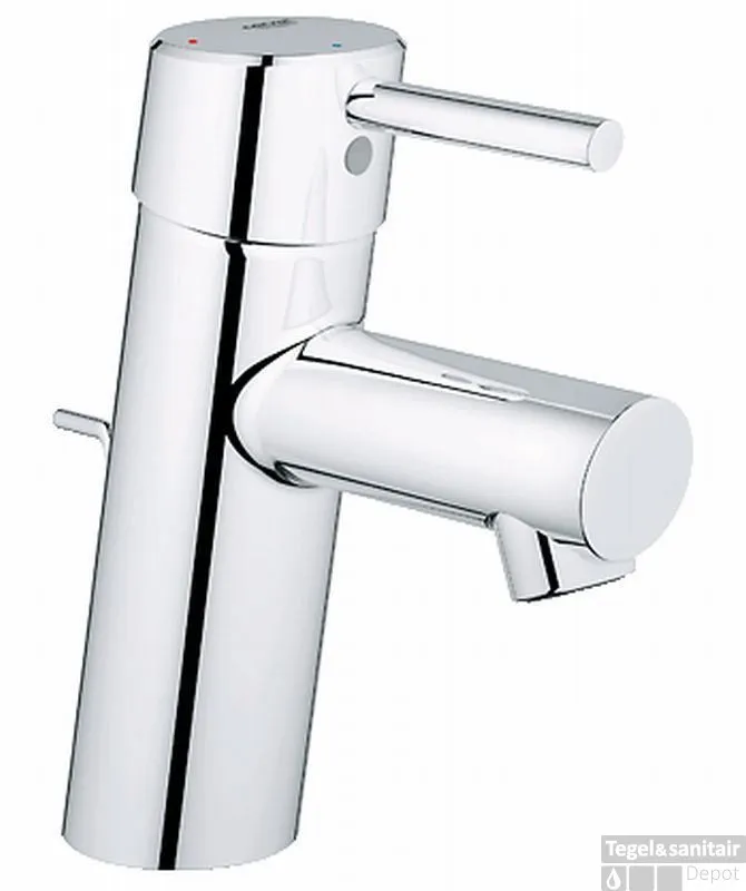 Rechtstreeks Van De Fabrikant GROHE Concetto Wastafelkraan S-size Met Waste Chroom
