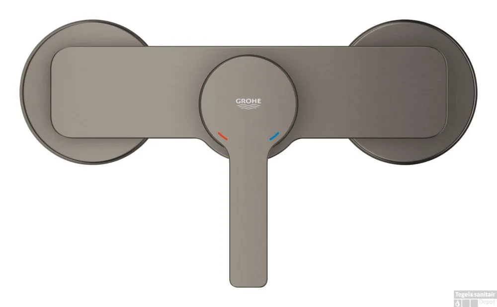 Hoge Kwaliteit Douchemengkraan GROHE Lineare New Hard Graphite Geborsteld