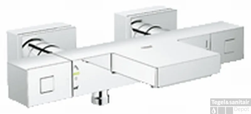GROHE Grohtherm Cube Badthermostaat Met Kopp. Chroom Voordeelprijs