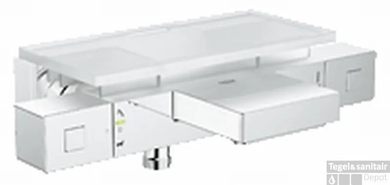 Fabrieksprijs GROHE Grohtherm Cube Badthermostaat Met Tray En Kopp. Chroom