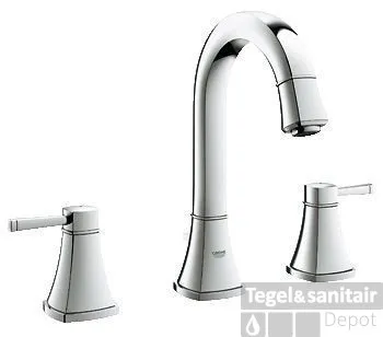 GROHE Grandera 3-gats Wastafelkraan Hoog Model Met Waste Chroom Populair