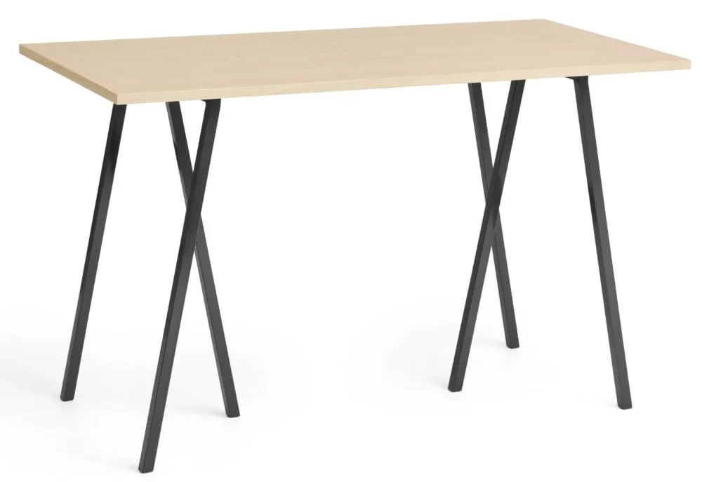 HAY Loop Stand High tafel-Black-Oak - 160x77,5 cm Must-Have