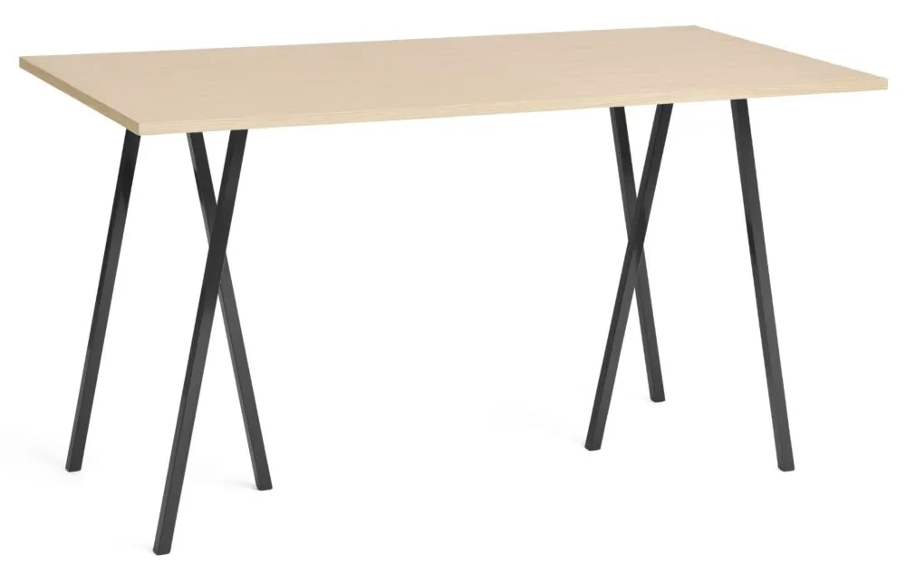Must-Have HAY Loop Stand High tafel-Black-Oak - 180x87,5 cm