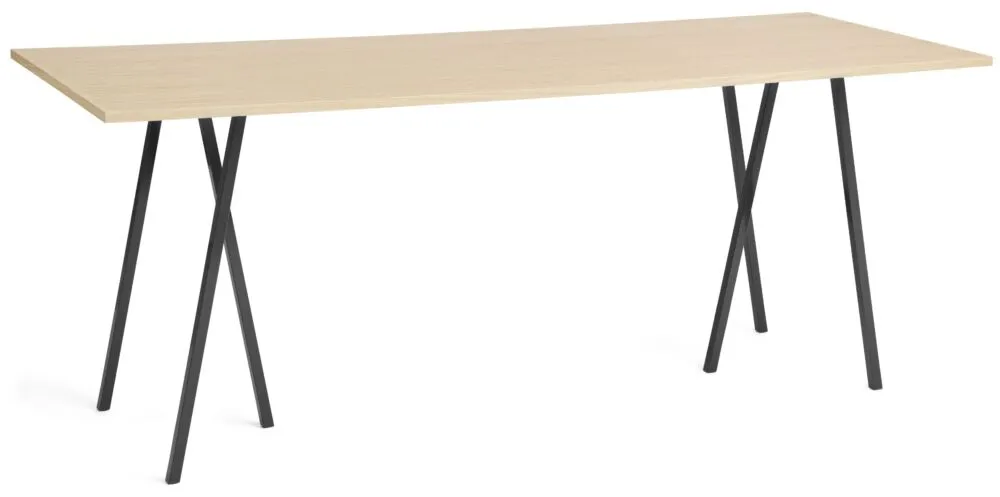 Fabrieksprijs HAY Loop Stand High tafel-Black-Oak - 250x92,5 cm