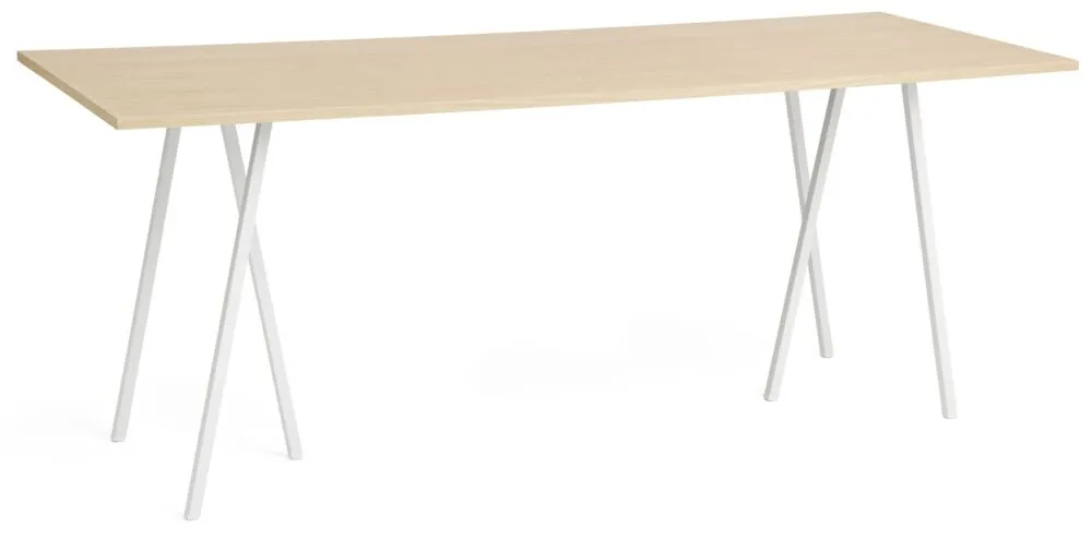 Flitsaanbieding HAY Loop Stand High tafel-White-Oak - 250x92,5 cm