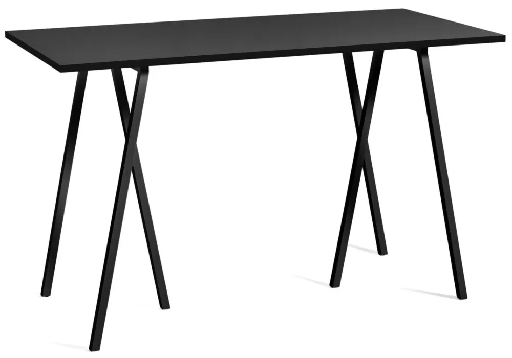 Koop Vandaag HAY Loop Stand High tafel-Black -160x77,5 cm